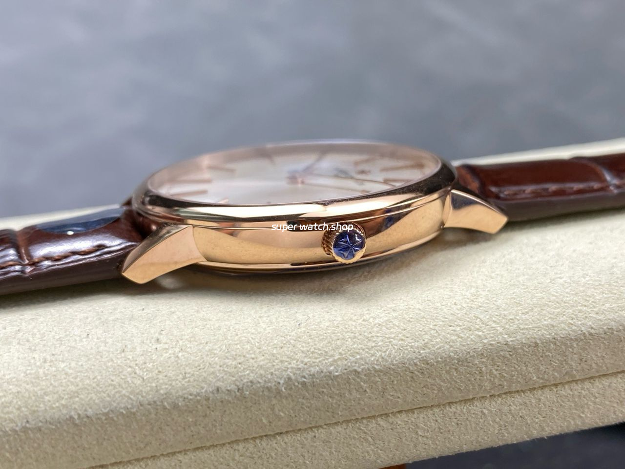 VC + Factory Vacheron Constantin Patrimony 81180000R-9159 Rose Gold Silver Dial - Image 6