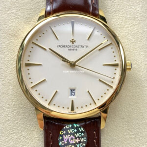 VC +Factory Vacheron Constantin Patrimony 85180000J-9231 Yellow Gold Silver Dial