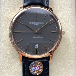 VC +Factory Vacheron Constantin Patrimony 85180000R-9166 Rose Gold Grey Dial