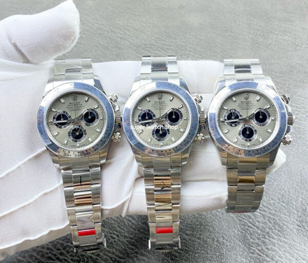 VS Factory CounterWeight Rolex Daytona 116509-0072 40mm Full White Gold Grey Dial