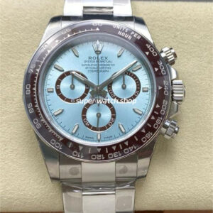 VS Factory Counterweight Rolex Daytona 126506-0001 40mm Full Platinum Ice Blue Dial