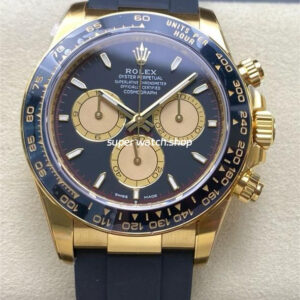 VS Factory Counterweight Rolex Daytona 126518LN-0004 40mm Yellow Gold Oysterflex Gold Eye Black Dial