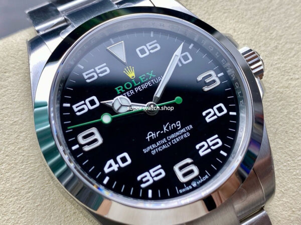 VS Factory Rolex Air King 126900 40mm Full 904L Black Dial - Image 2