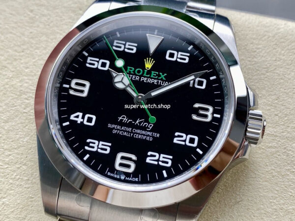 VS Factory Rolex Air King 126900 40mm Full 904L Black Dial - Image 3