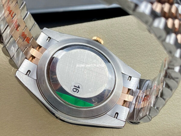 VS Factory Rolex Datejust 126331-0002 41mm Half Rose Gold Brown Dial Jubilee - Image 8