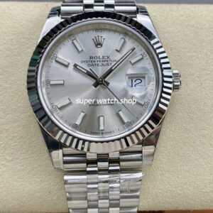 VS Factory Rolex Datejust 126334-0004 41mm Full 904L Silver Dial Jubilee