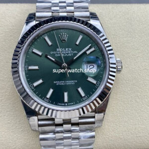 VS Factory Rolex Datejust 126334-0028 41mm Full 904L Mint Green Dial Jubilee