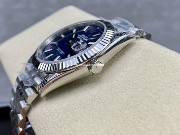 VS Factory Rolex Datejust 126334-0032 41mm Full 904L Fluted Motif Blue Dial Jubilee - Image 6