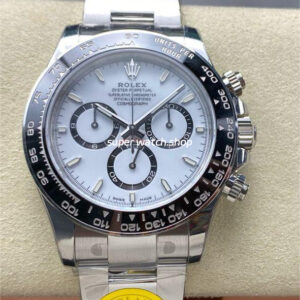 VS Factory Rolex Daytona Panda 126500LN-0001 40mm Full 904L White Dial