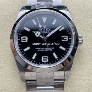 VS Factory Rolex Explorer 124270 36mm Full 904L Black Dial