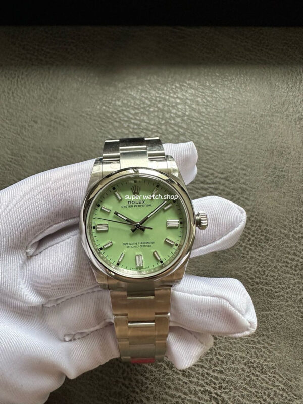 VS Factory Rolex Oyster Perpetual 134300-0006 41mm Full 904L pistachio Green Dial