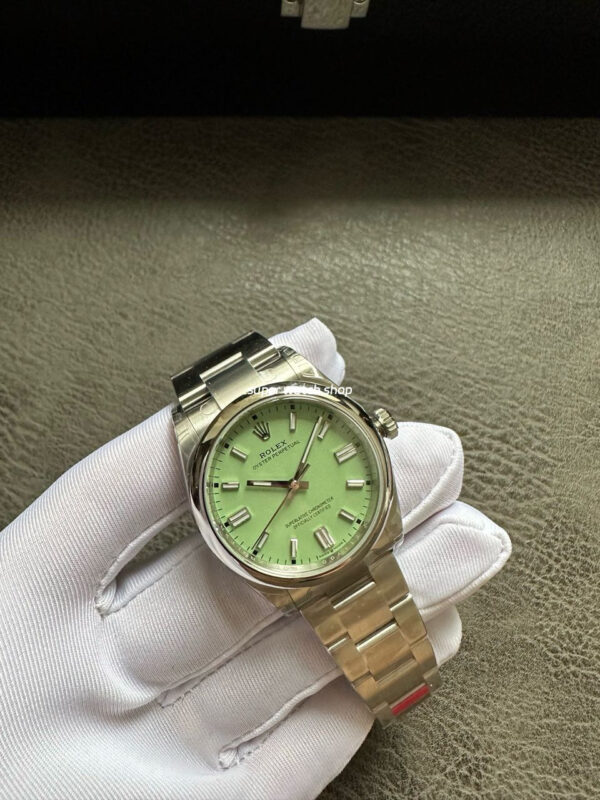 VS Factory Rolex Oyster Perpetual 134300-0006 41mm Full 904L pistachio Green Dial - Image 2