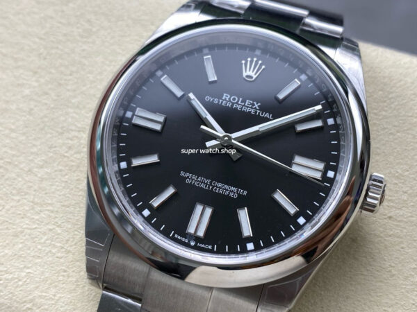 VS Factory Rolex Oyster Perpetual 124300-0002 41mm Black Di - Image 3