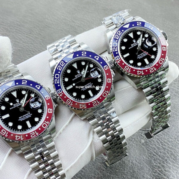 VS Factory Rolex Pepsi GMT-MASTER II 126710BLRO-0001 40mm Full 904L Black Dial Jubilee - Image 2