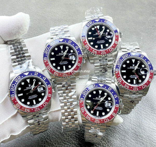 VS Factory Rolex Pepsi GMT-MASTER II 126710BLRO-0001 40mm Full 904L Black Dial Jubilee