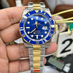 VS Factory Rolex Submariner Date 116613LB 40mm Half Yellow Gold Blue Dial