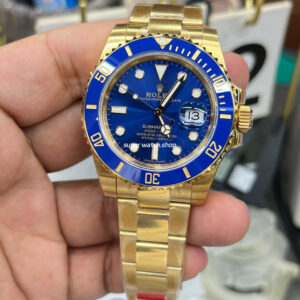 VS Factory Rolex Submariner Date 116618LB 40mm Full Yellow Gold Blue Dial