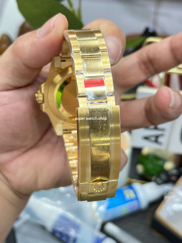 VS Factory Rolex Submariner Date 116618LN 40mm Full Yellow Gold Black Dial - Image 9