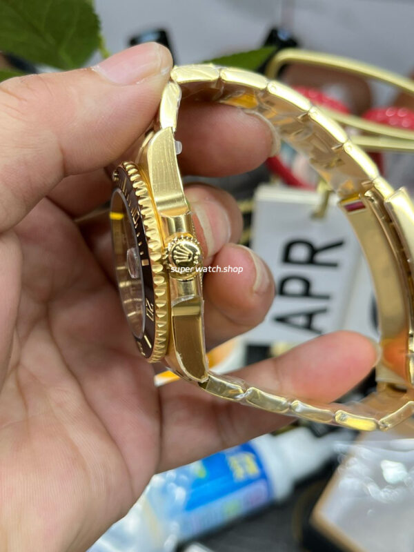 VS Factory Rolex Submariner Date 116618LN 40mm Full Yellow Gold Black Dial - Image 7