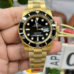 VS Factory Rolex Submariner Date 116618LN 40mm Full Yellow Gold Black Dial