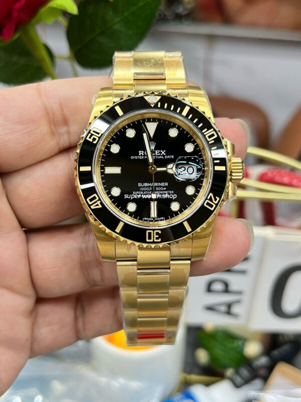 VS Factory Rolex Submariner Date 116618LN 40mm Full Yellow Gold Black Dial