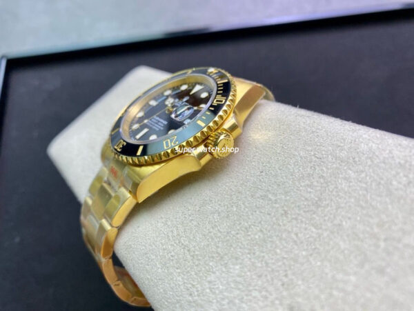 VS Factory Rolex Submariner Date 126618LN 41mm Full Yellow Gold Black Dial - Image 6