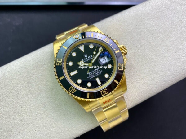 VS Factory Rolex Submariner Date 126618LN 41mm Full Yellow Gold Black Dial - Image 4