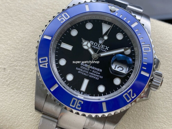 VS Factory Rolex Submariner Date 126619LB 41mm Full White Gold Black Dial - Image 3