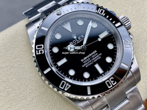 VS Factory Rolex Submariner No Date 124060 41mm Full 904L Black Dial - Image 2