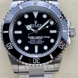 VS Factory Rolex Submariner No Date 124060 41mm Full 904L Black Dial