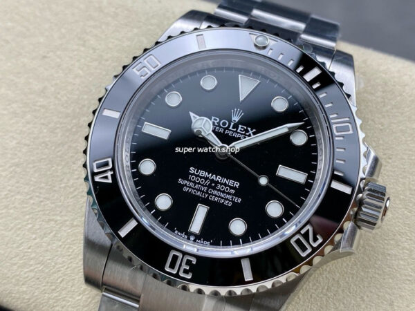 VS Factory Rolex Submariner No Date 124060 41mm Full 904L Black Dial - Image 3