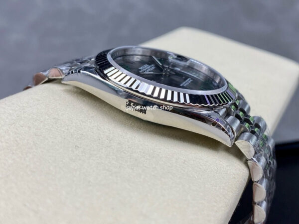 VS Factory Rolex Wimbledon Datejust 126334-0022 41mm Full 904L Roman Number Grey Dial Jubilee - Image 5