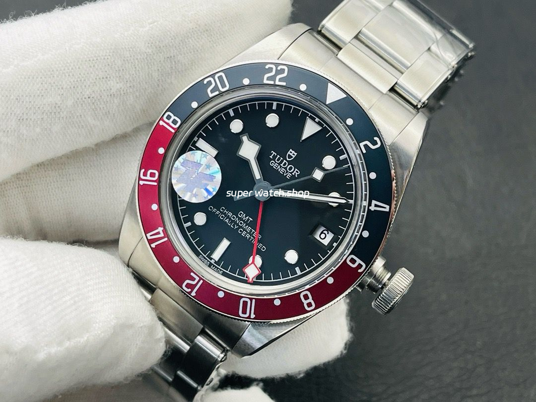 ZF Factory Tudor Black Bay GMT Pepsi 41mm M79830RB-0001 Steel Aluminum Bezel Black Dial - Image 3