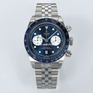 ZF Factory Tudor Heritage Black Bay Chrono 79360B-0002 41mm Jubilee Blue Dial