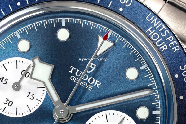 ZF Factory Tudor Heritage Black Bay Chrono 79360B-0002 41mm Jubilee Blue Dial - Image 4