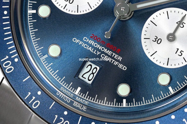 ZF Factory Tudor Heritage Black Bay Chrono 79360B-0002 41mm Jubilee Blue Dial - Image 5