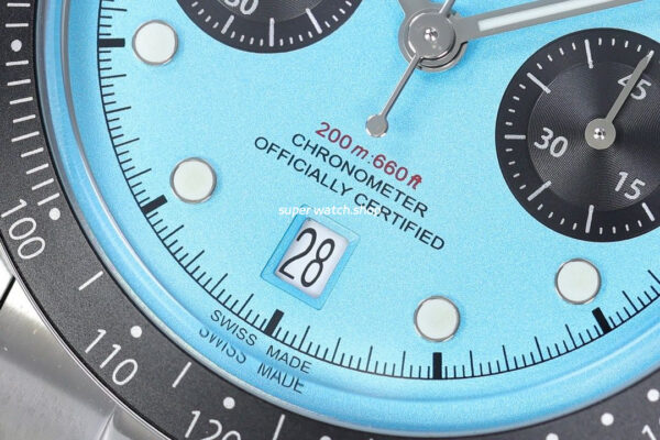 ZF Factory Tudor Black Bay Chrono 79360N-0024 41mm Jubilee Turquoise Dial - Image 5