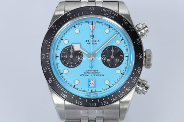 ZF Factory Tudor Black Bay Chrono 79360N-0024 41mm Jubilee Turquoise Dial - Image 2