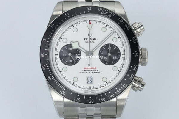 ZF Factory Tudor Panda Black Bay Chrono 79360N-0002 41mm Jubilee White Dial - Image 2