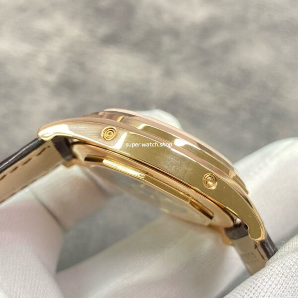 ZF Factory Vacheron Constantin Fiftysix 4000E/000R-B438 40mm Rose Gold Leather Strap Arabic Numerals Silver Dial - Image 5