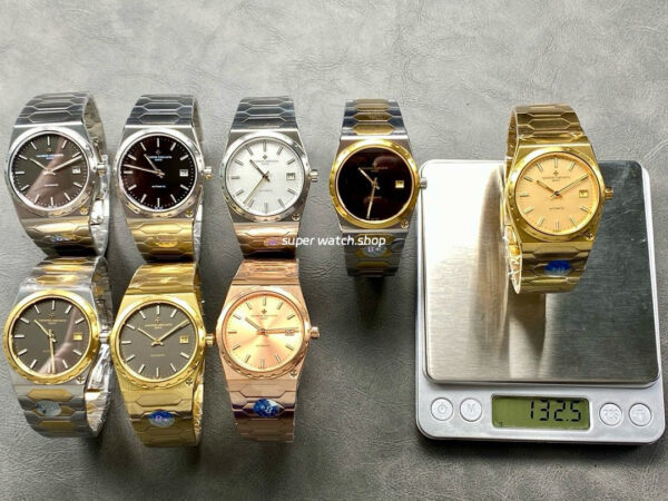 8+ Factory Vacheron Constantin Historiques 44018-37mm Half Yellow Gold Black Dial - Image 10