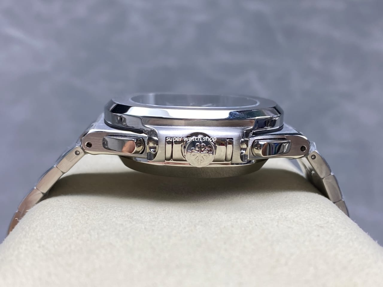 3K Factory Patek Philippe Nautilus 5980/60G-001 White Gold Blue-Gray Dial - Image 7
