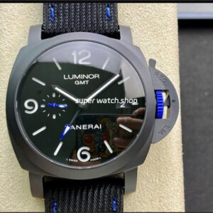 VS Factory Panerai Luminor Base PAM 01176 44mm Ceramic Rubber Strap Black Dial