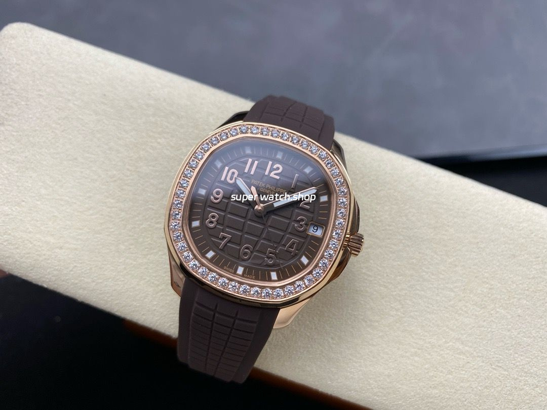 GR Factory Patek Philippe Aquanaut 5268/200R-010 38.8mm Rose Gold Brown Rubber Strap Brown Dial - Image 5