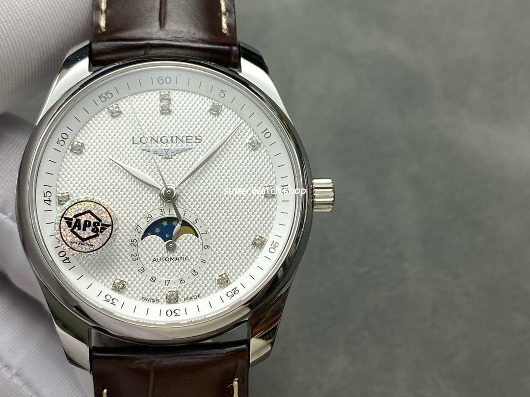 APS Factory Longines Master Collection Moonphase L29094773 Diamond Silver Dial