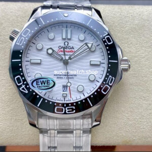 EWE Factory Omega Seamaster Diver 300M 210.30.42.20.04.001 42mm Full Steel White Dial