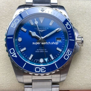 GR Factory Longines HydroConquest GMT L 3.790.4.96.6 41mm Full Steel Blue Dial