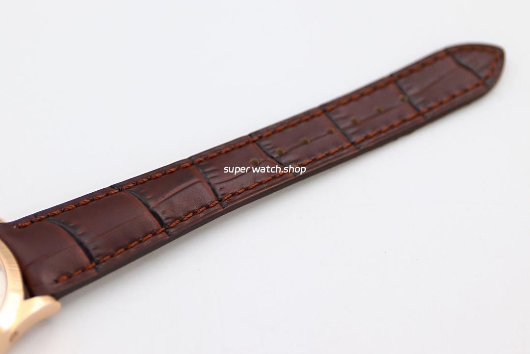 GR Factory Patek Philippe Annual Calendar 5396R-011 38mm Rose Gold Leather Strap Silver Dial - Image 10