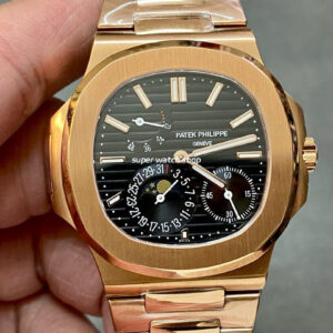 GR Factory Patek Philippe Nautilus 5712G 40mm Full Rose Gold Black Dial
