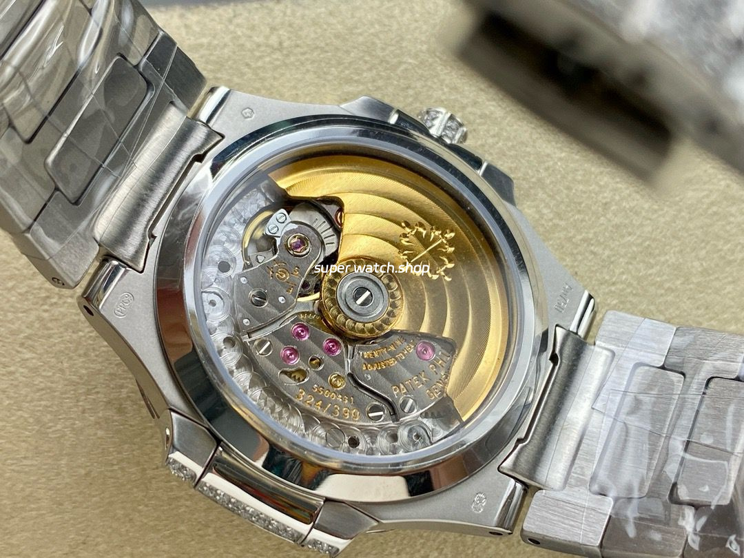 GR Factory Patek Philippe Nautilus 7118/1453G-001 35.5mm Full Red Jewelry White Gold Jewelry Dial - Image 7